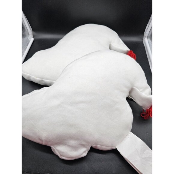 Peanuts Snoopy Dog In Winter Hat Christmas Toss Accent Pillow Pair NWT Dan Dee - Picture 5 of 11